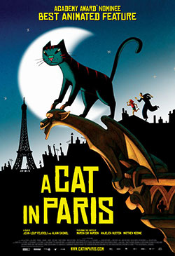 A Cat in Paris Poster