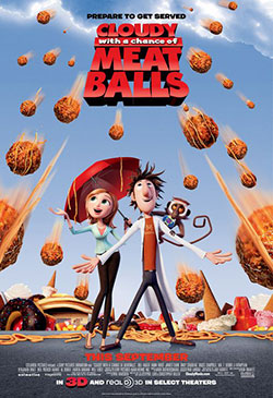 Cloudy With a Chance of Meatballs Poster