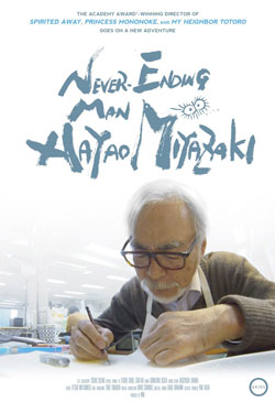 Never-Ending Man: Hayao Miyazaki Poster
