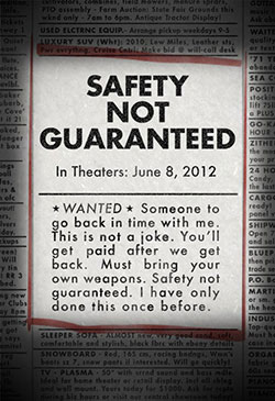 Safety Not Guaranteed Poster